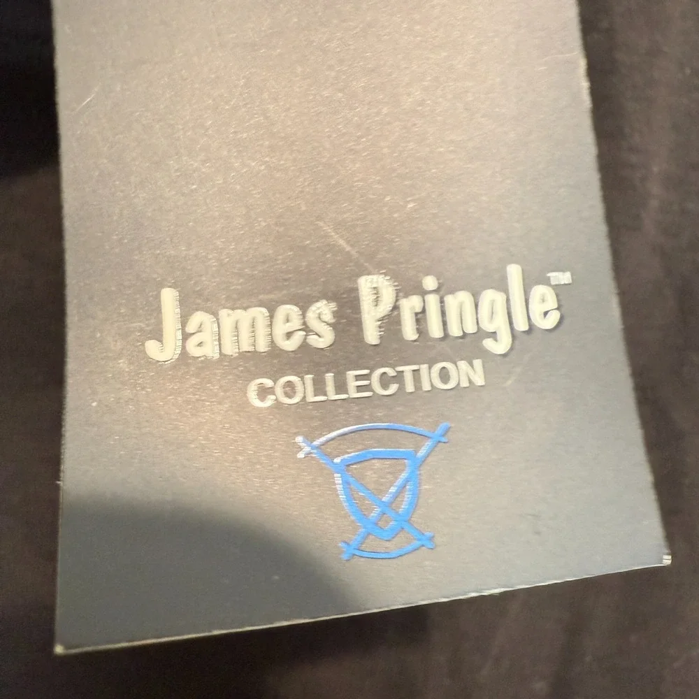 James Pringle Turtleneck Long Sleeve Shirt‎ Mens XL Extra Large Black Knit NEW